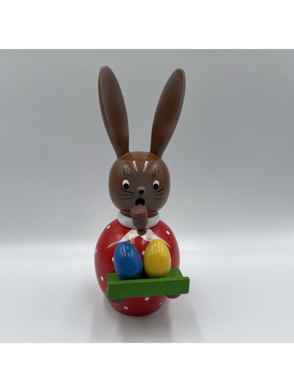 Erzgebirgskunst Easter Smoker Bunny Incense Burner *Top Only Missing Bottom*